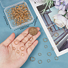 150Pcs 3 Styles 304 Stainless Steel Split Rings STAS-BBC0002-88-3