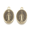 Brass Enamel Pendants KK-S345-180-2