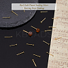 20Pcs 925 Sterling Silver Flat Pad Stud Earring Findings STER-DC0001-63B-5