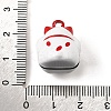 Spray Painted Alloy Bell Pendants FIND-U030-15B-01-3
