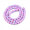 Handmade Polymer Clay Bead Strands CLAY-T020-10D-7