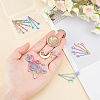 6Pcs 6 Style Ion Plating(IP) 201 Stainless Steel Big Pendants STAS-DC0003-08-3