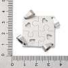 201 Stainless Steel Connector Charms STAS-Q342-39P-3