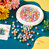 200Pcs 10 Colors Imitation Jelly Acrylic Beads MACR-TA0001-38-5