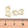 304 Stainless Steel Charms STAS-L022-358G-3