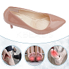 2 Pairs Transparent Silicone Ball-of-Foot Cushions for High-heeled Shoes AJEW-ME0001-54-4