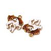 304 Stainless Steel Enamel Pendants STAS-Q363-13A-G-2
