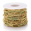 Golden Plated Handmade Enamel Beaded Chains CHC-H101-01G-K-3