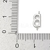 304 Stainless Steel Letter Connector Charms LS-STAS-M108-01P-02-3