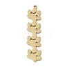 304 Stainless Steel Pendants LS-STAS-E501-01G-04-1
