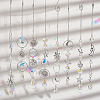 DIY Moon Star Hanging Suncatcher Making Kits DIY-SC0030-72-4