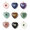 Natural Mixed Gemstone Pendants G-C274-04-1