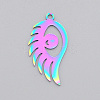 Ion Plating(IP) 201 Stainless Steel Pendants STAS-T056-LA475-1