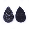 Carved Natural White Jade Pendants G-L495-40A-2