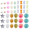 210Pcs 8 Styles Transparent Acrylic Beads OACR-YW0003-22-2