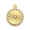 Rack Plating Brass Micro Pave Cubic Zirconia Pendants X-KK-K401-79G-1