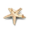 Ocean Theme Alloy Rhinestone Lapel Pins for Backpack Clothes for Clothes LS-JEWB-F042-05A-G-2