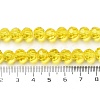Transparent Glass Beads EGLA-A035-T8mm-D03-5