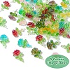 50Pcs 5 Colors Transparent Resin Decoden Cabochons RESI-YW0001-66-2