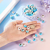 150Pcs Opaque Resin European Beads RESI-TA0004-72C-6