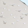 925 Sterling Silver Stud Earring Findings STER-BBC0009-91A-7