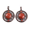 Natural Red Jasper Pendants G-Q158-03-13-1
