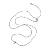 Brass Ball Chain Necklace Making NJEW-Q344-05P-1