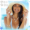 210Pcs 6 Styles ABS Imitation Pearl Beads OACR-GA0001-26-5