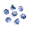 Two Tone Handmade Lampwork Bead Caps HUDU-PW0001-115B-1