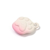 Spray Painted Alloy Pendants PALLOY-S038-13A-2
