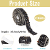 Resin Rhinestone Crystals Beaded Trim DIY-WH20050-05G-2