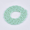 Opaque Solid Color Glass Beads Strands GLAA-T009-001H-2