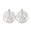 304 Stainless Steel Pendants STAS-G385-07P-1