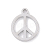 Non-Tarnish 304 Stainless Steel Charms STAS-K286-01B-P-1