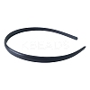 Plain Headwear Hair Accessories Plastic Hair Band Findings OHAR-S186-02-1-3
