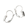 2Pcs 304 Stainless Steel Leverback Earring Settings STAS-YW0003-55G-1