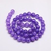 Dyed Natural Green Jade Beads Strands JBS053-10MM-30-2