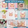 1Pc PET Hollow Out Drawing Painting Stencils DIY-MA0004-61B-03-5