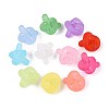Frosted Transparent Acrylic Beads FACR-T008-01M-1