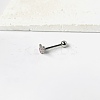 Angel Wing Heart 316L Surgical Stainless Steel Pave Cubic Zirconia Tongue Rings FS-WG901EE-05-4