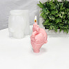 Heart(Organ) Shape DIY Candle Silicone Statue Molds CAND-PW0007-025-3