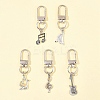 5 Pcs Alloy Pendant Decorations HJEW-FS00035-01-6