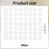 200Pcs Large Silicone Mats for Epoxy Resin Jewelry Crafts AJEW-AN0007-37-2