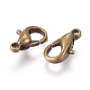 Zinc Alloy Lobster Claw Clasps X-E103-M-3