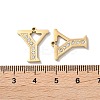 Real 14K Gold Plated 304 Stainless Steel Pendants STAS-L022-157G-Y-3