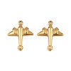 304 Stainless Steel Pendants STAS-G357-05G-01-1