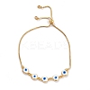 Adjustable Brass Slider Bracelets BJEW-L652-17-G-2