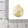 Brass Pave Clear Cubic Zirconia Pendants LS-KK-L238-06G-3