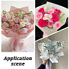 114Pcs Square Cotton Flower Bouquet Wrapping Paper Decoration AJEW-SP0004-30C-6