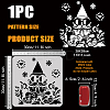 PET Hollow Out Drawing Painting Stencils DIY-WH0391-0998-2